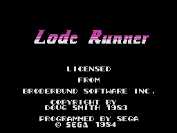 Lode Runner [Model G-1031] screenshot