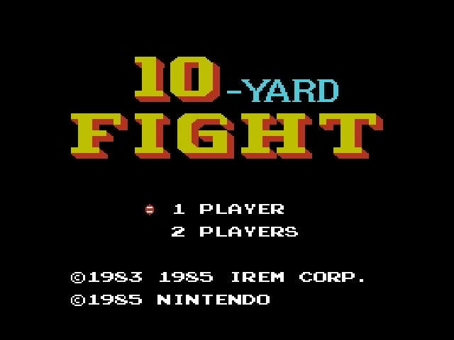 10-Yard Fight [Model NES-TY-USA] screenshot