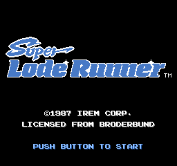 Super Lode Runner [Model IFD-SLR] screenshot