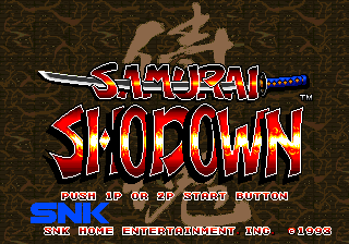 Samurai Shodown [Model NGH-045] screenshot