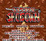Samurai Shodown [Model T-103018] screenshot