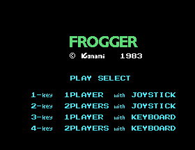 Frogger [Model RC704] screenshot