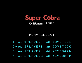 Super Cobra [Model RC705] screenshot