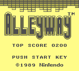 Alleyway [Model DMG-AWA] screenshot