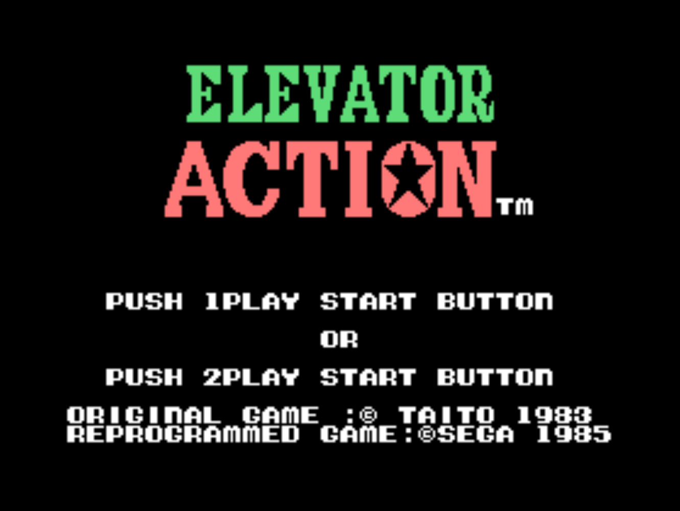 Elevator Action [Model C-55] screenshot