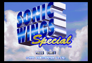 Sonic Wings Special [Model T-26402G] screenshot