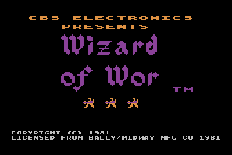 Wizard of Wor [Model 4L 2713] screenshot