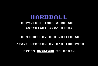 Hardball! [Model RX8084] screenshot