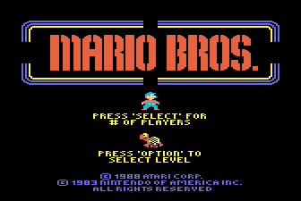 Mario Bros. [Model RX8103] screenshot