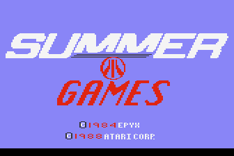 Summer Games [Model RX8098] screenshot