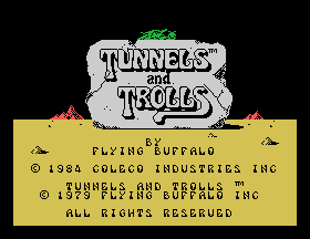 Tunnels and Trolls screenshot