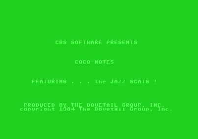 Coco-Notes featuring... the Jazz Scats! screenshot