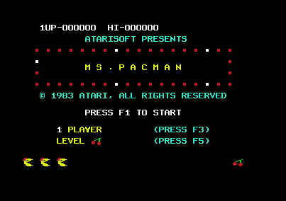 Ms. Pac-Man [Model RX8545] screenshot