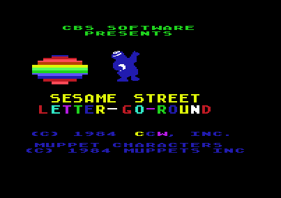 Sesame Street - Letter-Go-Round [Model 55370] screenshot