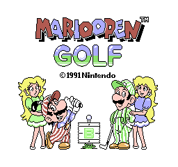 Mario's Open Golf [Model HVC-UG] screenshot