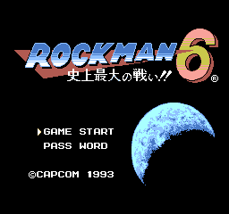 Rockman 6 - Shijou Saidai no Tatakai!! [Model CAP-6V] screenshot