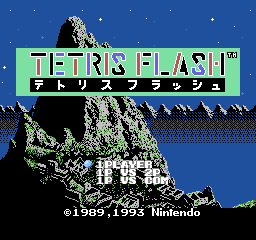 Tetris Flash [Model HVC-TR] screenshot