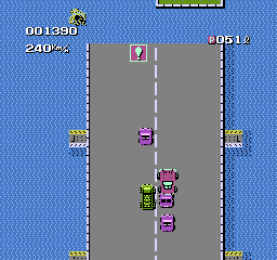 Bump 'n' Jump [Model NES-BP-USA] screenshot