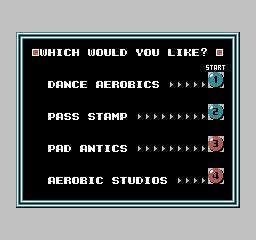 Dance Aerobics [Model NES-AE-USA] screenshot