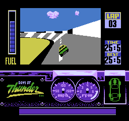 Days of Thunder [Model NES-YH-USA] screenshot