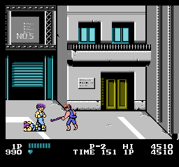 Double Dragon [Model NES-WD-EEC] screenshot