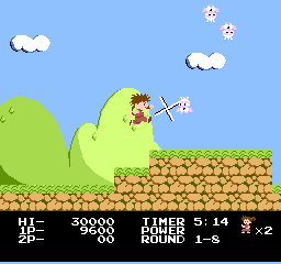 Kid Niki - Radical Ninja [Model NES-KD-USA] screenshot