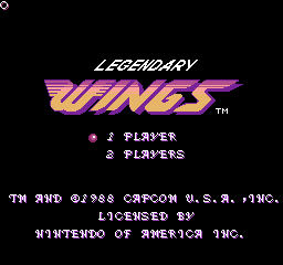 Legendary Wings [Model NES-LE-USA] screenshot