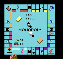 Monopoly [Model NES-6B-USA] screenshot