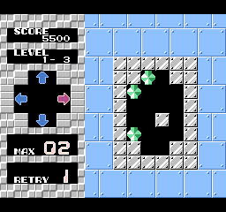 Puzznic [Model NES-ZP-USA] screenshot