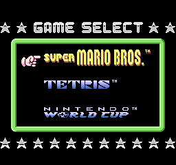Super Mario Bros. + Tetris + Nintendo World Cup [Model NES-ZZ-UKV] screenshot
