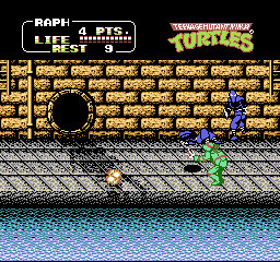 Teenage Mutant Ninja Turtles II - The Arcade Game [Model NES-2N-USA] screenshot