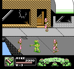 Teenage Mutant Ninja Turtles III - The Manhattan Project [Model NES-T3-USA] screenshot