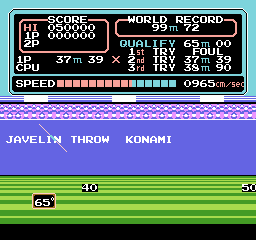 Track & Field [Model NES-TR-USA] screenshot