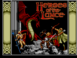 Advanced Dungeons & Dragons: Heroes of the Lance [Model 29003-50] screenshot