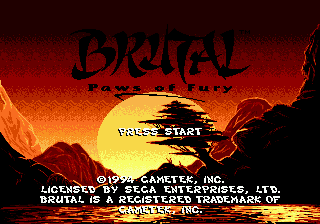 Brutal - Paws of Fury [Model T-83136-50] screenshot