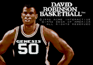 David Robinson Basketball screenshot