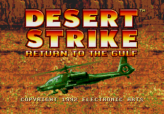 Desert Strike - Return to the Gulf [Model 7022] screenshot