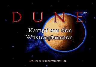Dune II - Kampf um den Wustenplaneten screenshot