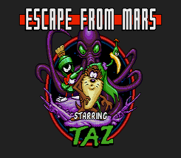 Escape from Mars Starring Taz screenshot