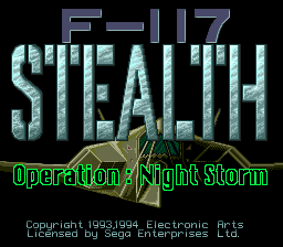 F-117 Stealth - Operation Night Storm [Model EM20029] screenshot