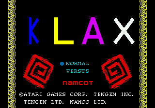 Klax [Model T-14063] screenshot
