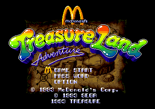 McDonald's Treasure Land Adventure [Model G-4102] screenshot