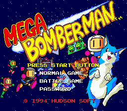 Mega Bomberman [Model 1573-50] screenshot