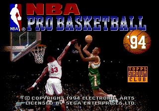 NBA Pro Basketball '94 [Model EM20028] screenshot