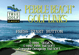 Pebble Beach Golf Links [Model 1231-50] screenshot