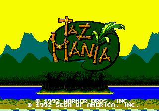 Taz-Mania [Model 1032] screenshot