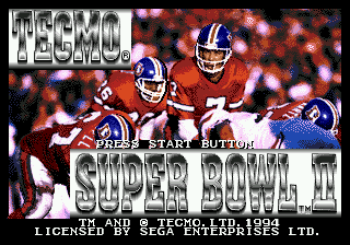 Tecmo Super Bowl II - Special Edition screenshot