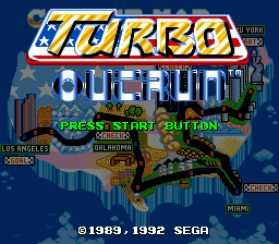 Turbo Out Run [Model G-4053] screenshot