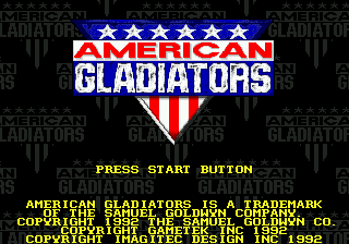 American Gladiators [Model T-83056] screenshot