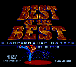 Best of the Best - Championship Karate [Model T-107016] screenshot